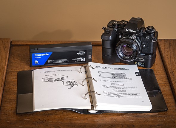 Kodak DCS camera and manual photo by Marc Aubry