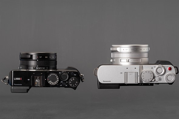 lx100 ii versus panasonic l10 top plate